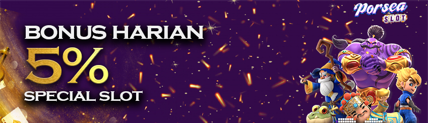 BONUS  HARIAN SLOT 5%